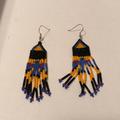 Free People Jewelry | Beaded Earrings | Color: Cream | Size: Os
