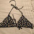 American Eagle Outfitters Swim | American Eagle Floral Bikini Top | Color: Blue/Yellow | Size: S