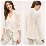 Anthropologie Jackets & Coats | Anthropologie Cartonieer Lupe Lace Blazer | Color: Cream/White | Size: Xs