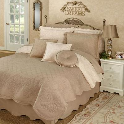 Everafter Quilt Set Almond, Full / Double, Almond