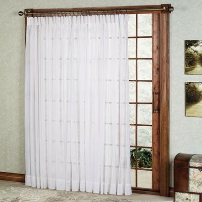 Splendor Pinch Pleat Patio Panel 96 x 84, 96 x 84, Pearl