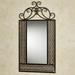 Charleston Scroll Wall Mirror Bronze , Bronze