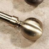 Lexington Ball Rod and Finial Set, 86" to 144", Antique Brass