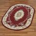 Serena Aubusson II Oval Rug 3'6" x 5'6" Oval, 3'6" x 5'6" Oval, Parisian Blue