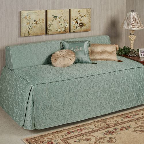 Cambridge Classics Hollywood Daybed Cover Twin Daybed, Twin Daybed, Aqua Mist