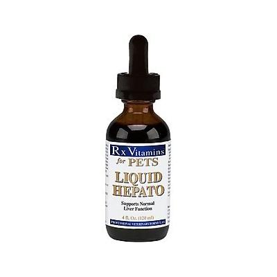 Rx Vitamins Hepato Liquid Liver Supplement for Cats & Dogs, 4-oz