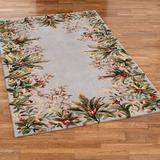 Island Flora Area Rug, 8' x 11', Gray