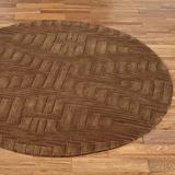 Caydon Round Rug, 7'6" Round, Onyx