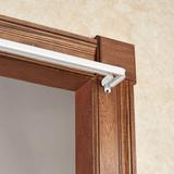 Arrietty Double Curtain Rod White, 28" to 48", White