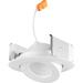 Lithonia Lighting Juno 5" Remodel LED Retrofit Recessed Lighting Kit in White | 2 H x 5 W in | Wayfair 4RLA G2 06LM 27K 90CRI NFL 120 FRPC WH