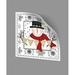 East Urban Home Snowman Snowflake IV Removable Wall Decal Vinyl | 14 H x 14 W in | Wayfair 3Pug152a1414p