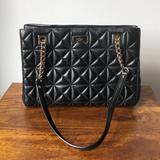 Kate Spade Bags | Kate Spade New York Black Quilted Leather Handbag | Color: Black/Gold | Size: Os