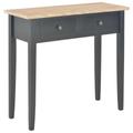 vidaXL 280055 Consolle da Trucco Nero 79x30x74 cm in Legno