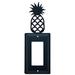 Village Wrought Iron Pineapple Single GFI 1-Gang Single Outlet Wall Plate in Black | 8 H x 2.75 W x 0.02 D in | Wayfair EG-44