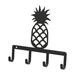 Bayou Breeze Sawyer Pineapple Wall Key Organizer Metal in Black | 7.75 H x 7.75 W x 1 D in | Wayfair 16095451863649EB9C7B7E141246CA2B
