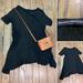 Brandy Melville Dresses | Brandy Melville One-Size T-Shirt Dress | Color: Black/Gray | Size: One Size