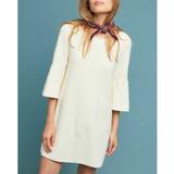 Anthropologie Dresses | Anthropologie Bell-Sleeve Sweater Tunic | Color: Cream/White | Size: S