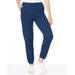 Blair Better-Than-Basic Elastic-Waist Fleece Pants - Blue - 2XL - Petite