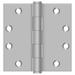 Deltana 4.5" H x 4.5" W Stainless Steel Square Door Hinge 4.5 H x 4.5 W x 0.125 D in Satin Stainless Steel | 4.5" H X 4.5" W X 0.125" D | Wayfair