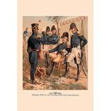 Buyenlarge 'General Staff & Line Officers, Light Artillery' by H.A. Ogden Painting Print | 30 H x 20 W x 1.5 D in | Wayfair 0-587-05574-xC2030