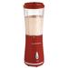 Hamilton Beach® Personal Blender w/ Travel Lid Plastic in Red | 11.8 H x 3.94 W x 3.94 D in | Wayfair 51101RG