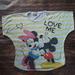 Disney Tops | Mickey Mouse & Minnie Mouse Top Size Xl | Color: White/Yellow | Size: Xl