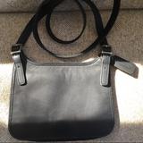 Coach Bags | Coach Black Leather Mini Cross-Body Bag; Like New! | Color: Black | Size: 8 1/2 X 5 X 1"