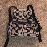 Coach Bags | Coach Backpack | Color: Black/Gray | Size: 11.75” X 6” X 11.5”