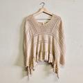 Anthropologie Jackets & Coats | Anthropologie Yellow Bird Carolina Knit Poncho | Color: Tan | Size: S