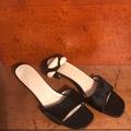 Coach Shoes | Designer Coach Bare Back Sandals | Color: Black | Size: 9.5