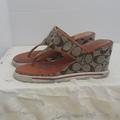 Coach Shoes | Coach Sandals | Color: Brown/Tan | Size: 9.5