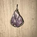 Anthropologie Jewelry | Beautiful Amethyst Hand Wire Wrapped | Color: Purple | Size: Os