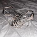 Coach Shoes | Coach Fantasia Heel In Platinum | Color: Silver | Size: 6.5