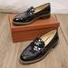 Coach Shoes | Nib Coach 6.5 Black Peyton Patent Leather Oxfords | Color: Black | Size: 6.5