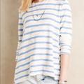 Anthropologie Tops | Anthropologie Top | Color: Blue/White | Size: L