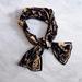 Coach Accessories | Coach Silk Scarf - Authentic Scarf New W/O Tags | Color: Brown/Cream | Size: Os