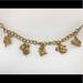 Disney Jewelry | Gold Vintage Fab Five Disney Charm Bracelet | Color: Gold | Size: Os