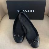 Coach Shoes | Coach Flats Black Leather Super Comfy Sz 8 | Color: Black | Size: 8