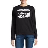Disney Tops | Disney Lion King Hakuna Matata Fleece Sweatshirt | Color: Black | Size: Various
