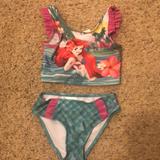 Disney Swim | Little Mermaid Two Piece Swimsuit | Color: Green/Pink | Size: 3tg