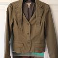 Anthropologie Jackets & Coats | Anthropologieblazer | Color: Tan | Size: 4