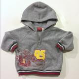 Disney Shirts & Tops | Disney Pixar Cars Themed Hoodie Pullover 6-9 Mos | Color: Gray/Red | Size: 6-9mb