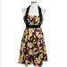 Anthropologie Dresses | Anthropologie Moulinette Soeurs Halter Lily Dress | Color: Black/Gold | Size: 2