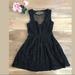 Anthropologie Dresses | Anthropologie Black Sheer Sleeveless Dress Size 4 | Color: Black | Size: 4