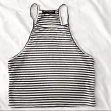 Brandy Melville Tops | Brandy Melville Striped Cami | Color: Black/White | Size: S