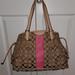 Coach Bags | Coach Signature Large Slouchy Tote Shoulder Bag | Color: Pink/Tan | Size: Os