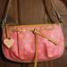 Dooney & Bourke Bags | Dooney&Bourke Sweet Db Bag!Pink/Blue Leather Trim | Color: Blue/Pink/Red | Size: 10"X7" Stap Drop10"