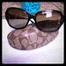 Coach Accessories | Coach Sun Glasses Good Condition No Scratches | Color: Brown/Gold | Size: Os