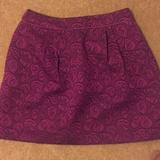 Anthropologie Skirts | Anthropologie High Waist Skirt | Color: Black/Purple | Size: 4