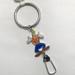 Disney Accessories | Disney Goofy Keychain Zipper Pull Purse Charm | Color: Blue/Orange | Size: Os